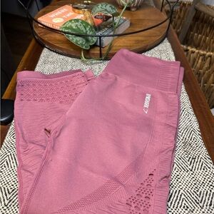 Gymshark Pink Cropped Leggings